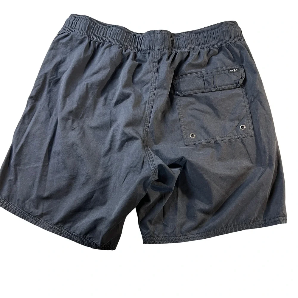 RVCA Opposites Elastic 2 Boardshorts Mens L Black 17